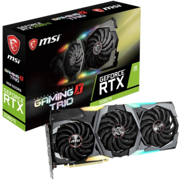 MSI RTX2080TI GAMING X TRIO 11G GDDR6 352Bit